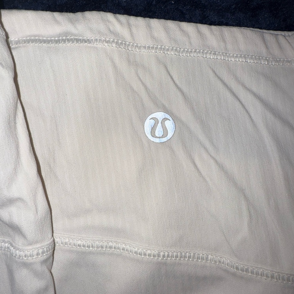 Lululemon White Pace Rival Skirt